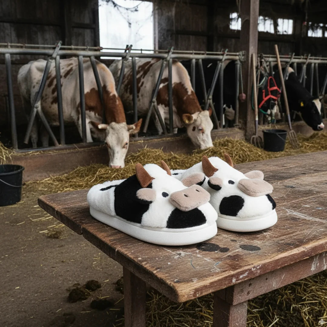 Liamsfarm Cow Slippers