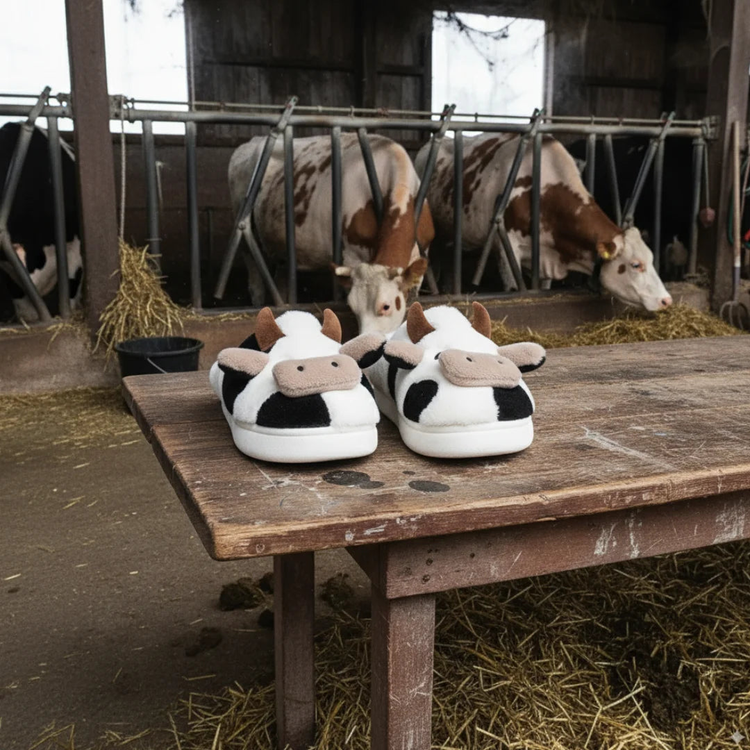Liamsfarm Cow Slippers